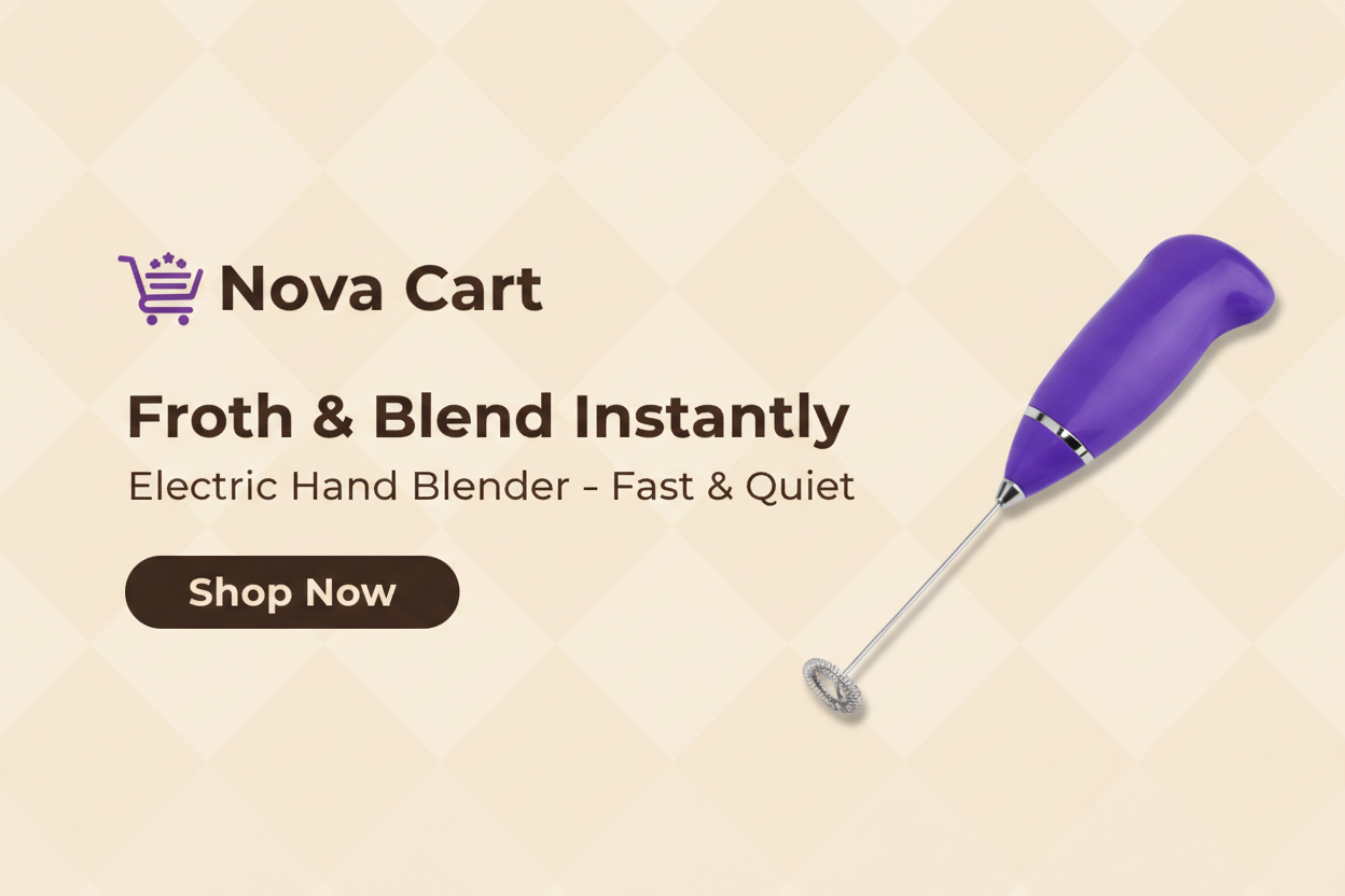 Electric Hand Blender Banner