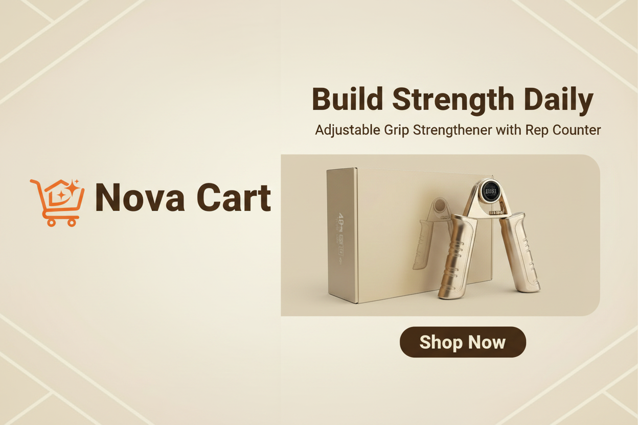 Nova Cart Hand Grip Banner